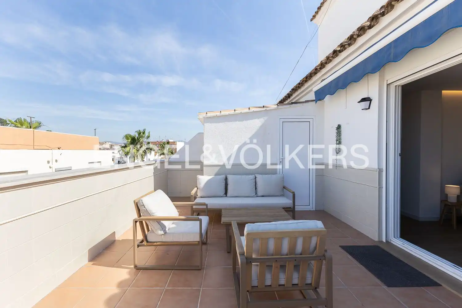 Terrace of Attic for rent in El Puig de Santa Maria  with Air Conditioner, Heating and Terrace