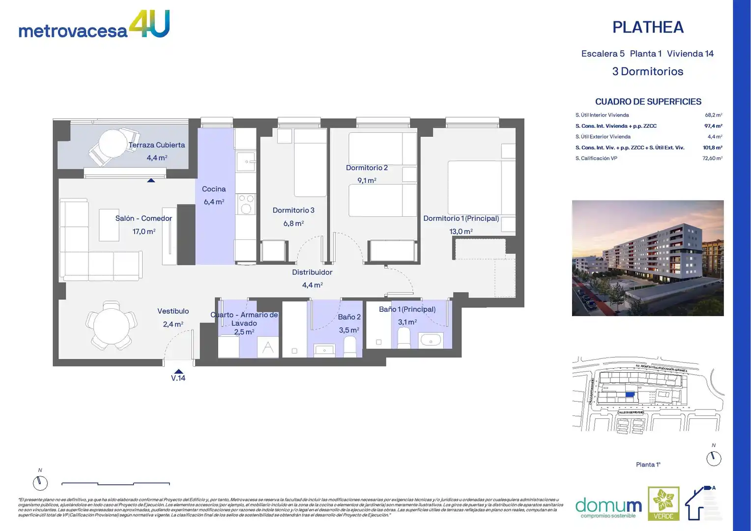 Piso en venta en Sagunto / Sagunt con Parquet, Terraza y Trastero