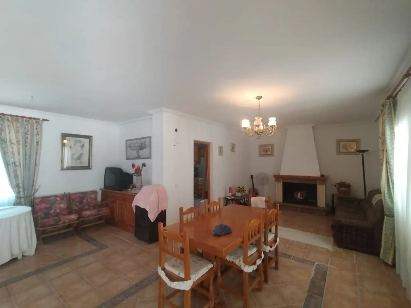 Sala de estar de Casa o chalet en venta en Sax con Jardín privado, Terraza y Trastero