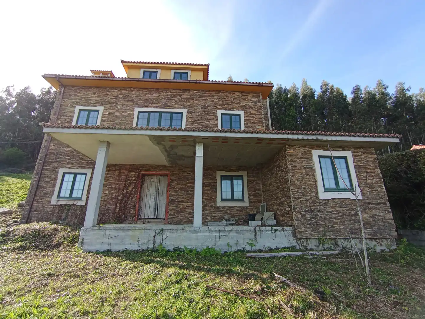 Vista exterior de Casa o xalet en venda en Cedeira amb Jardí privat, Terrassa i Traster