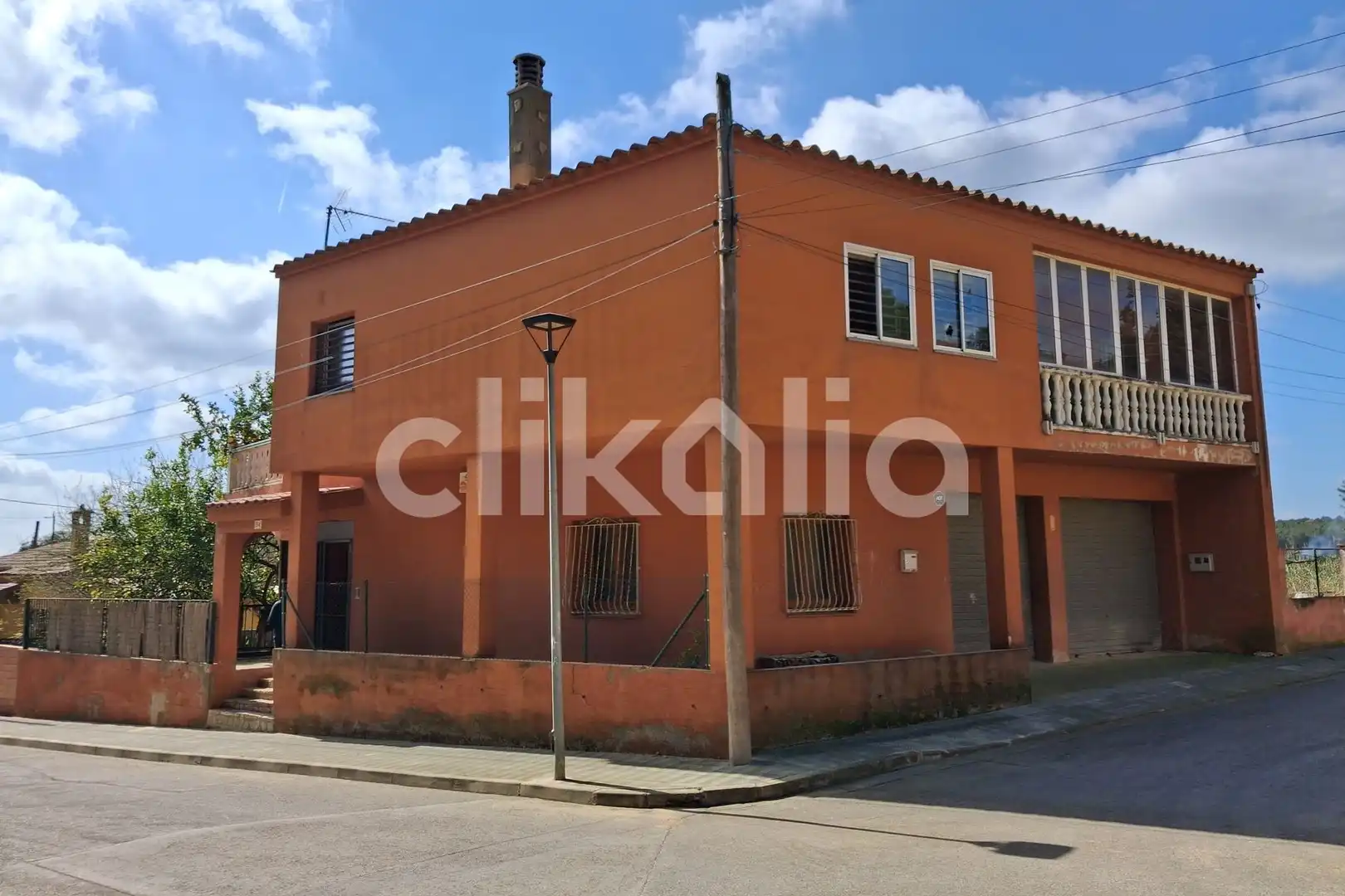 Außenansicht von Haus oder Chalet zum Verkauf in Sant Miquel de Fluvià mit Terrasse