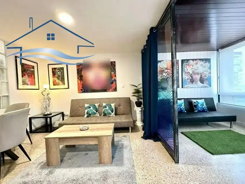 Sala d'estar de Pis en venda en Alicante / Alacant amb Terrassa, Forn i Rentadora