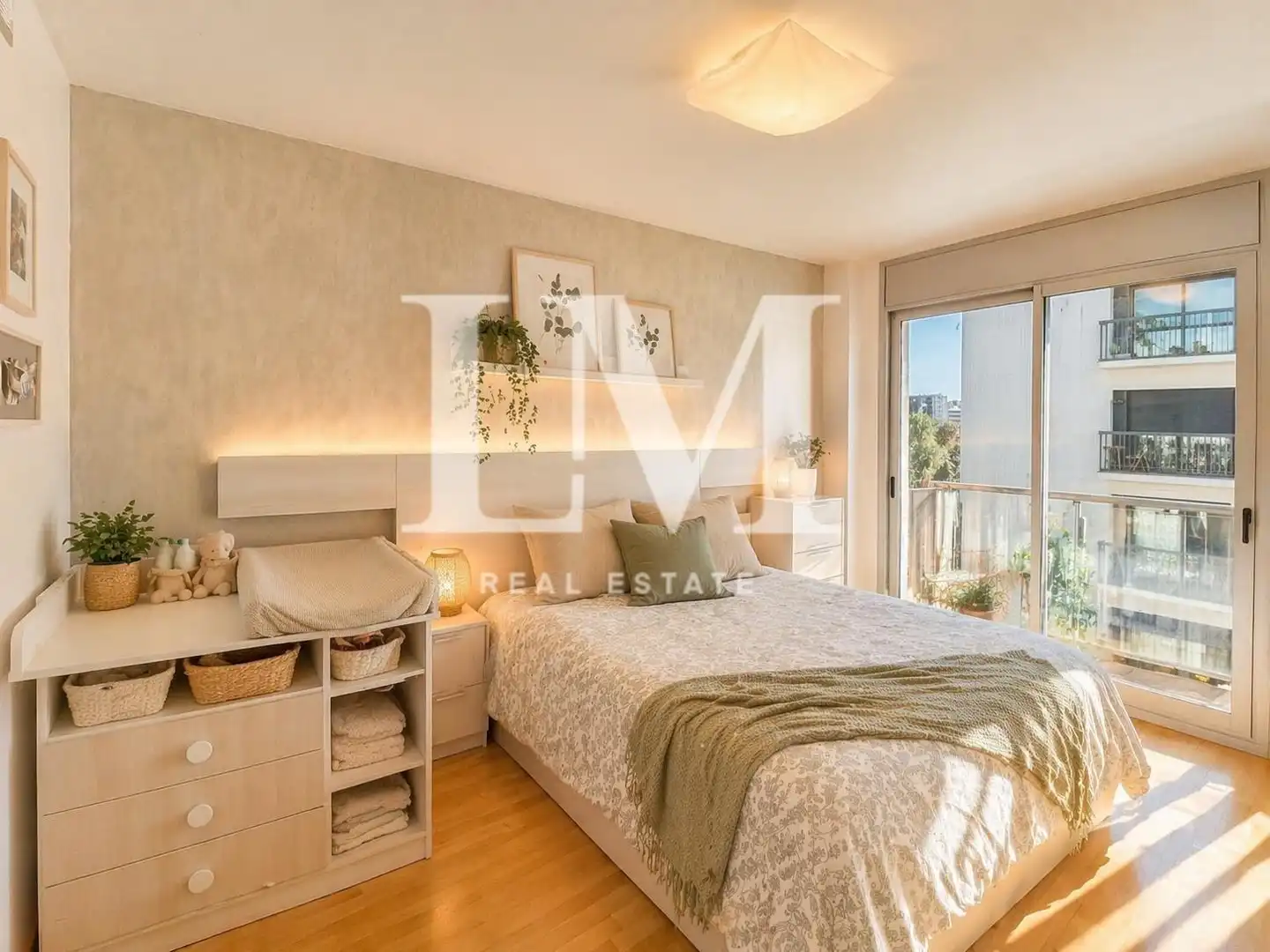 Dormitori de Apartament en venda en Sant Adrià de Besòs amb Aire condicionat, Calefacció i Terrassa