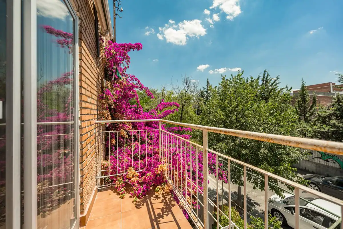 Terrassa de Casa o xalet en venda en Madrid amb Aire condicionat, Calefacció i Jardí privat