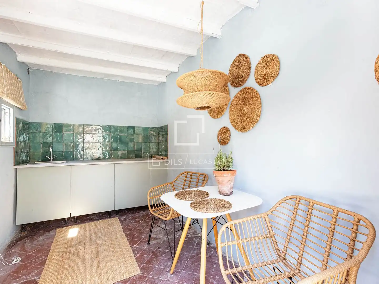 Balcony of Flat for sale in Barcelona  with Air Conditioner, Private garden and Terrace
