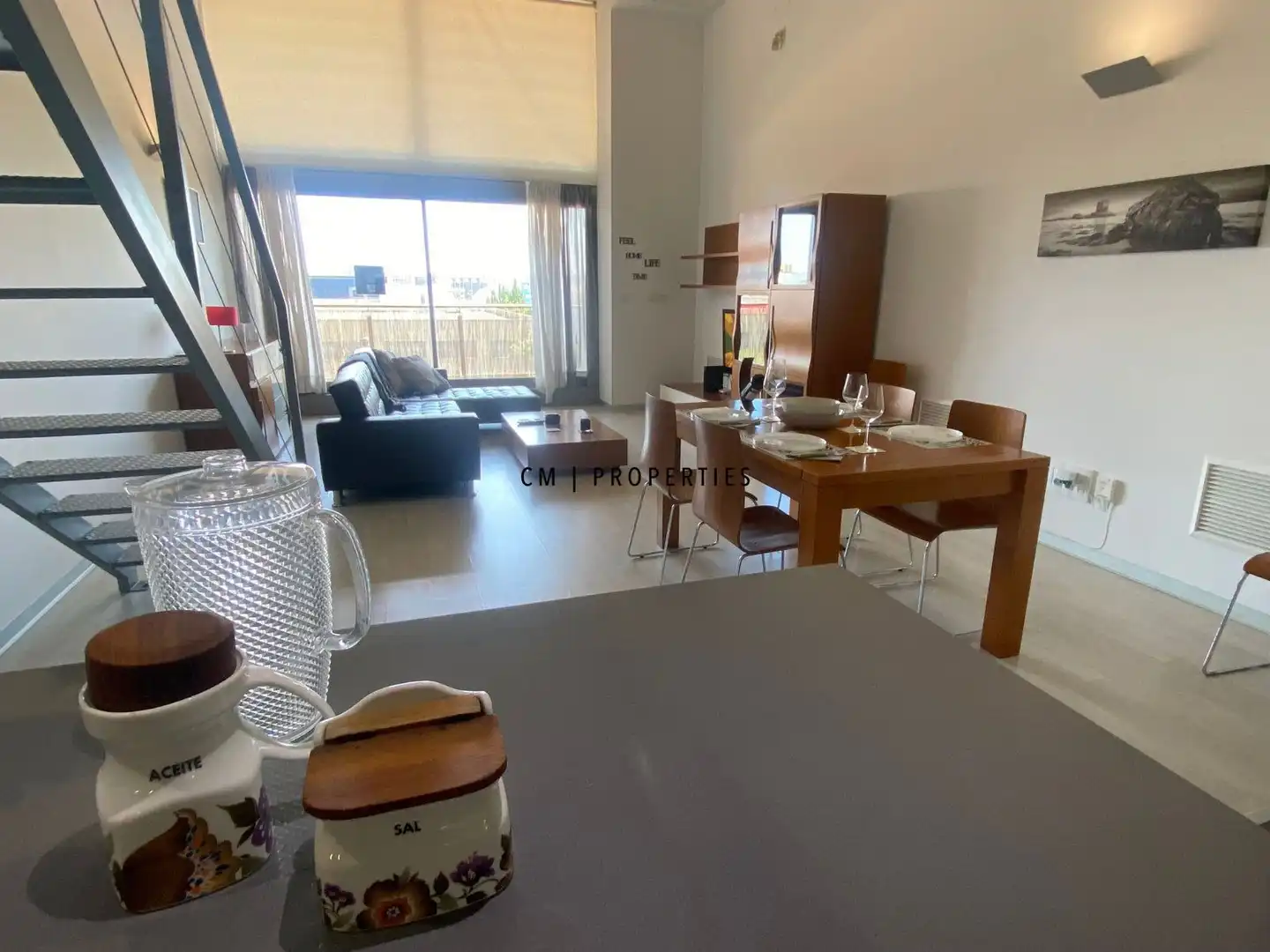 Living room of Flat for rent in Valencia  with Air Conditioner, Heating and Terrace