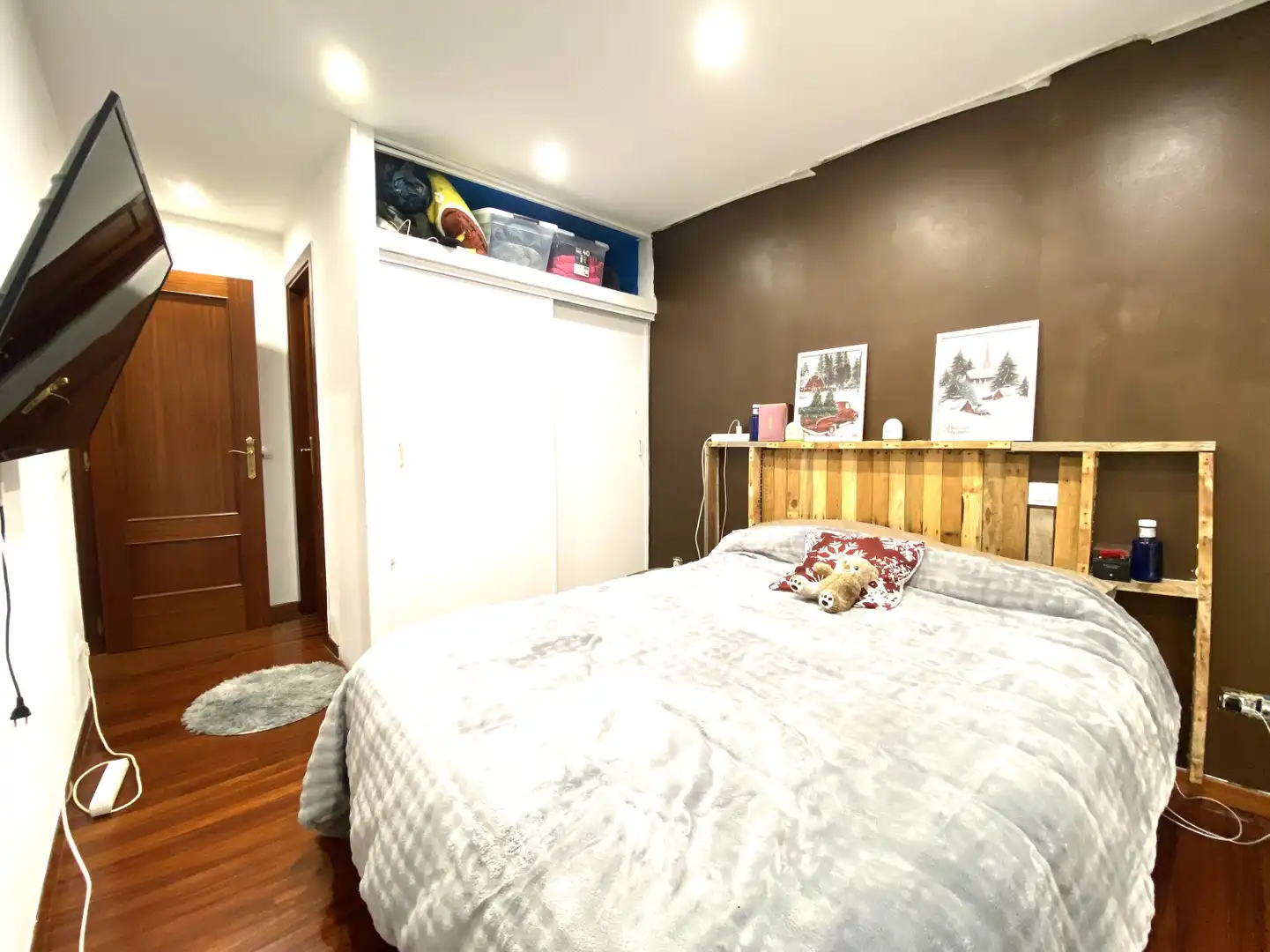 Bedroom of Flat for sale in Cartes  with Heating, Parquet flooring and Balcony