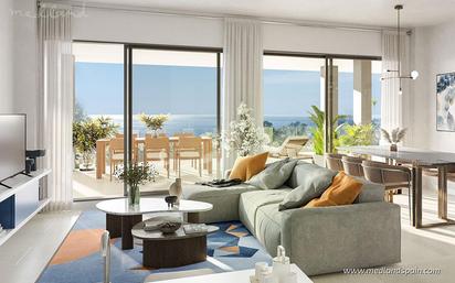 Sala d'estar de Apartament en venda en Benalmádena amb Aire condicionat, Terrassa i Traster