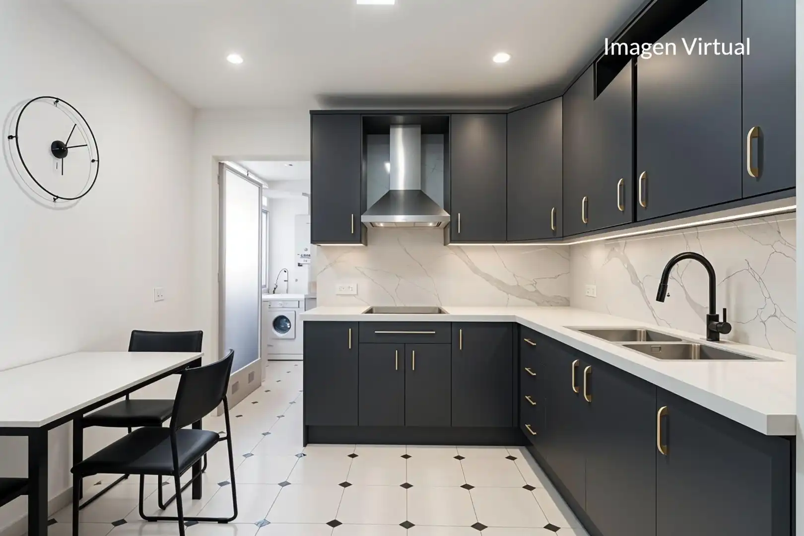 Küche von Wohnung zum Verkauf in Málaga mit Terrasse