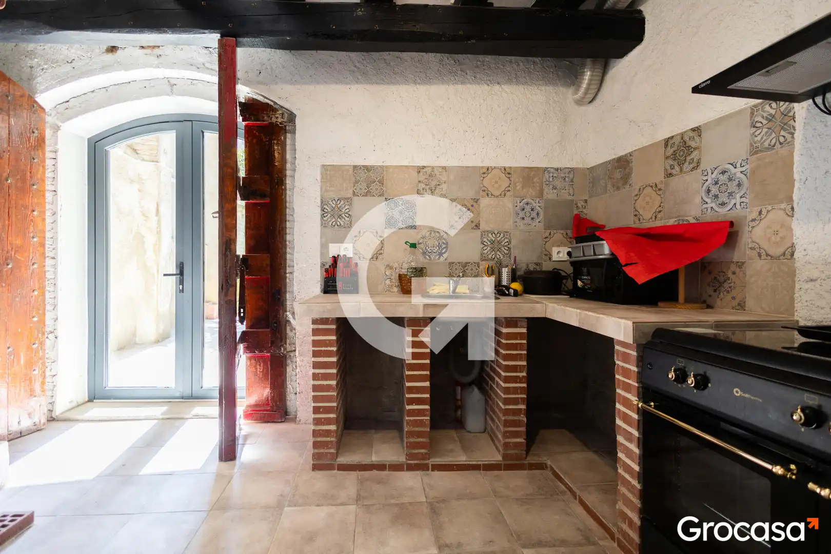 Kitchen of Detached homes for sale in Vallirana  with Air Conditioner, Terrace and Storage room
