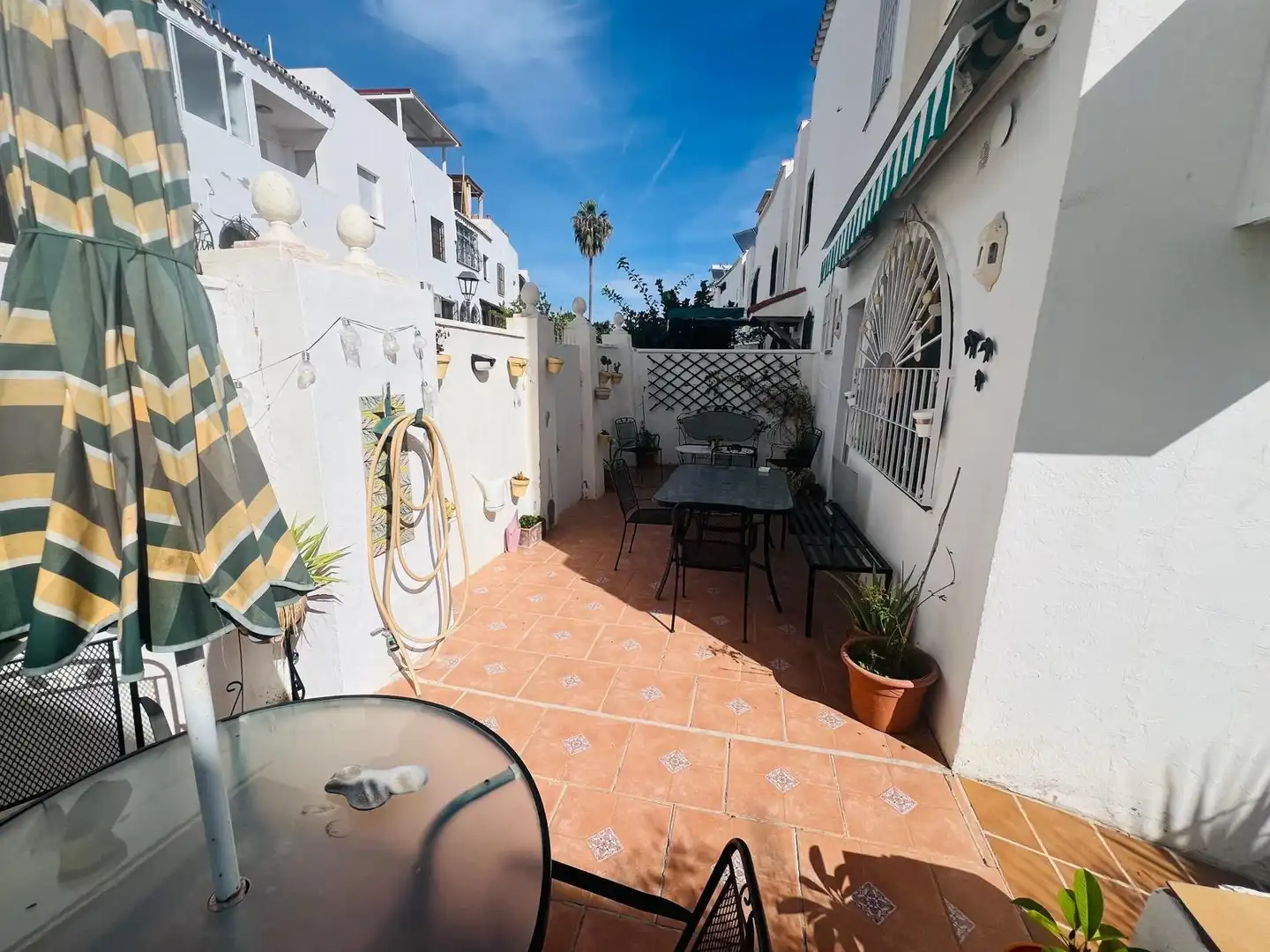 Terrace of Detached homes for sale in Torremolinos  with Air Conditioner and Private garden