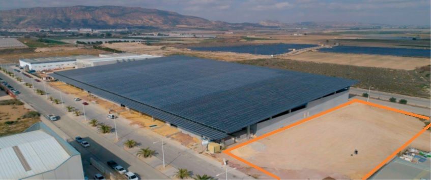 Vista exterior de Nau industrial de lloguer en Alhama de Murcia