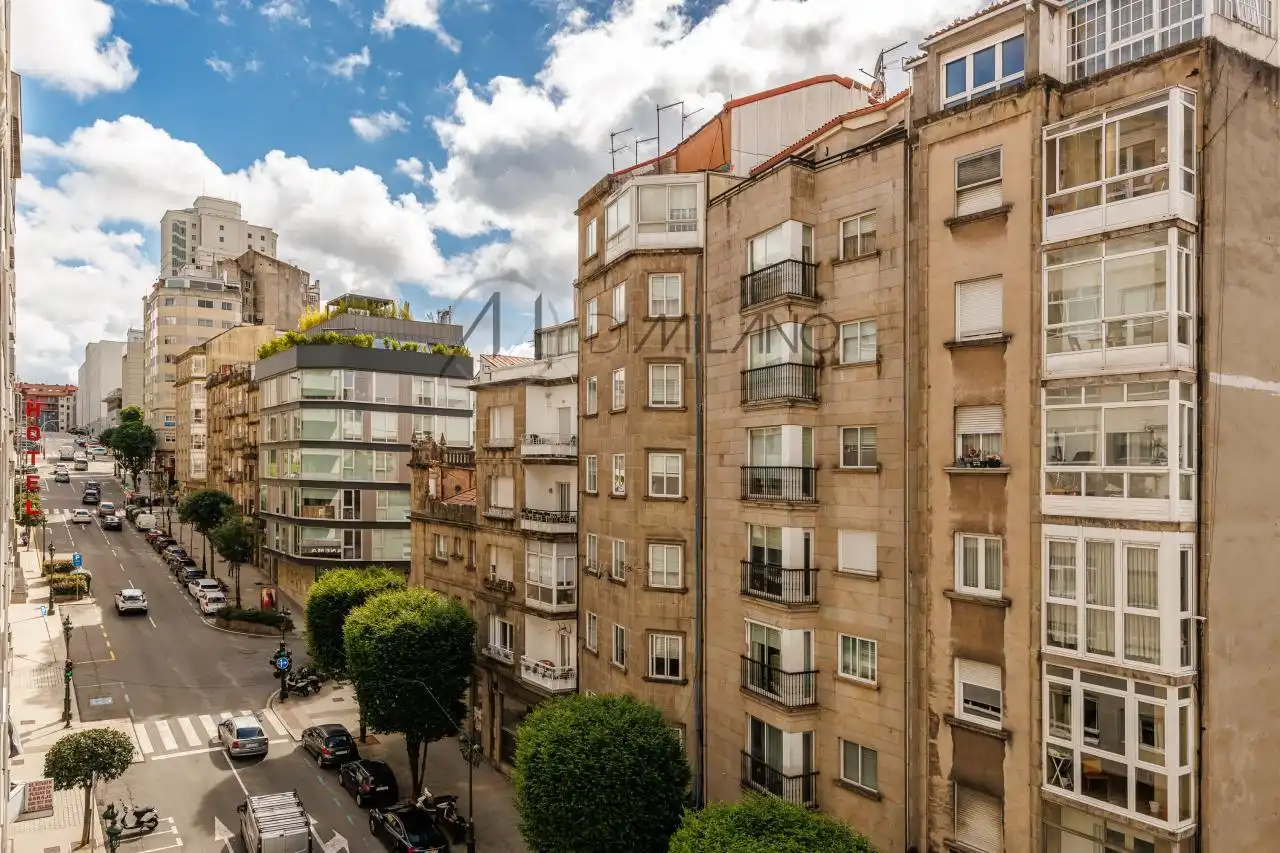 Exterior view of Flat for rent in Vigo   with Heating, Parquet flooring and Terrace