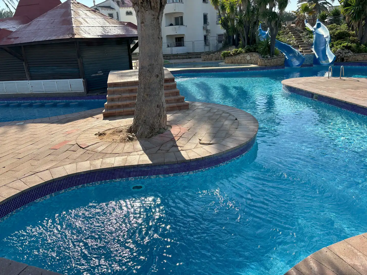 Piscina de Pis de lloguer en Dénia