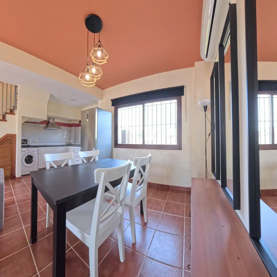 Dining room of Houses for sale in El Ronquillo  with Air Conditioner, Heating and Terrace