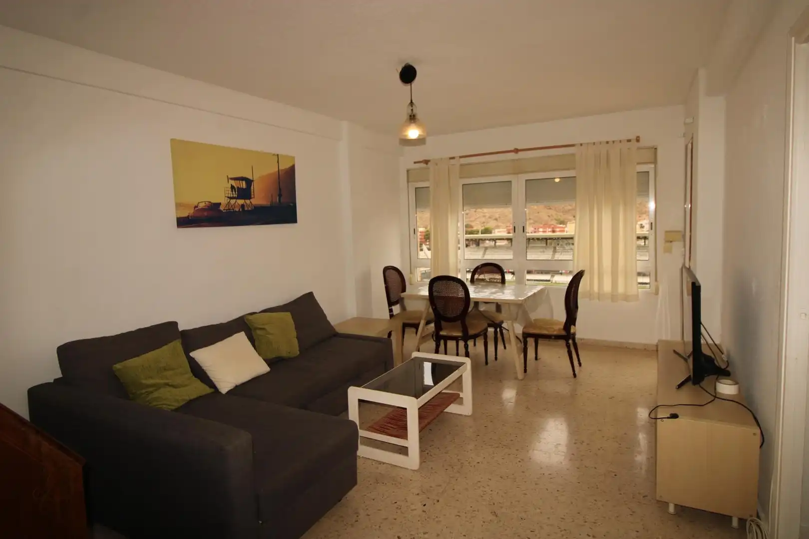 Sala d'estar de Pis de lloguer en Cartagena