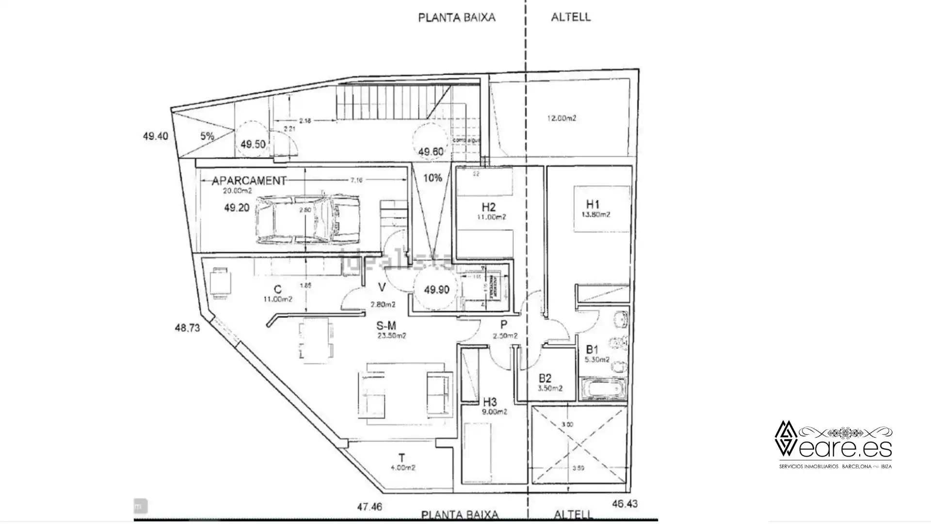 Residencial en venta en Carrer de la Foradada, 31, Trinitat Vella