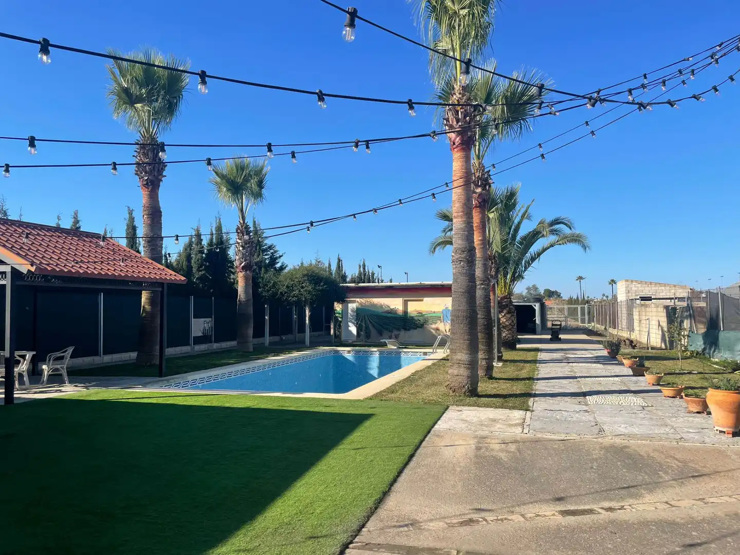 Swimming pool of Houses for sale in Jerez de la Frontera  with Air Conditioner, Private garden and Swimming Pool