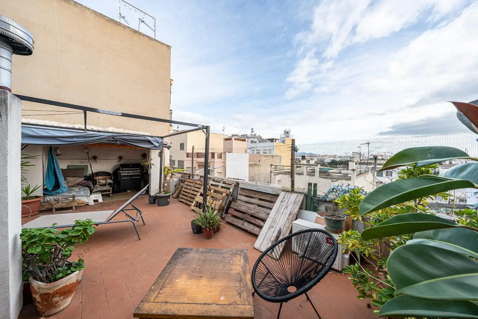 Terraza de Casa adosada en venta en  Palma de Mallorca con Aire acondicionado, Calefacción y Jardín privado