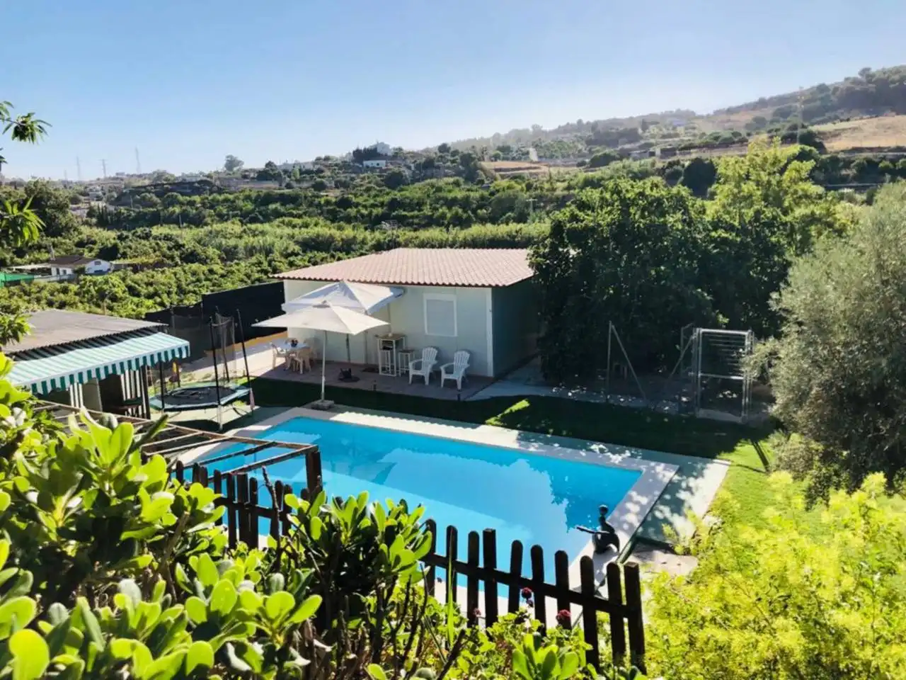 Swimming pool of Country homes for sale in Estepona  with Private garden, Terrace and Swimming Pool