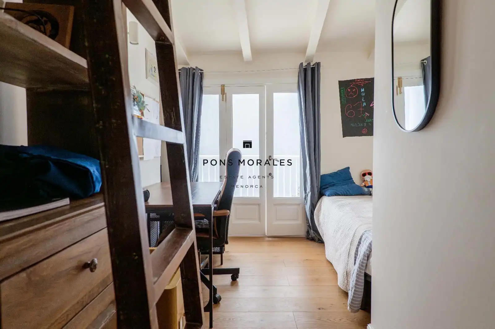 Schlafzimmer von Haus oder Chalet zum Verkauf in Alaior mit Klimaanlage, Heizung und Privatgarten