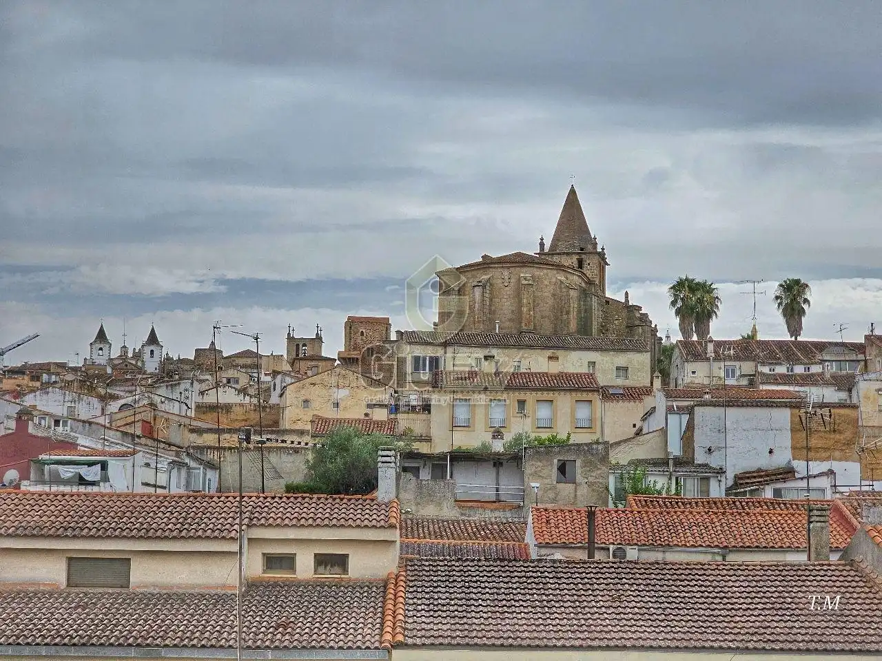 Vista exterior de Pis de lloguer en Cáceres amb Aire condicionat, Calefacció i Terrassa