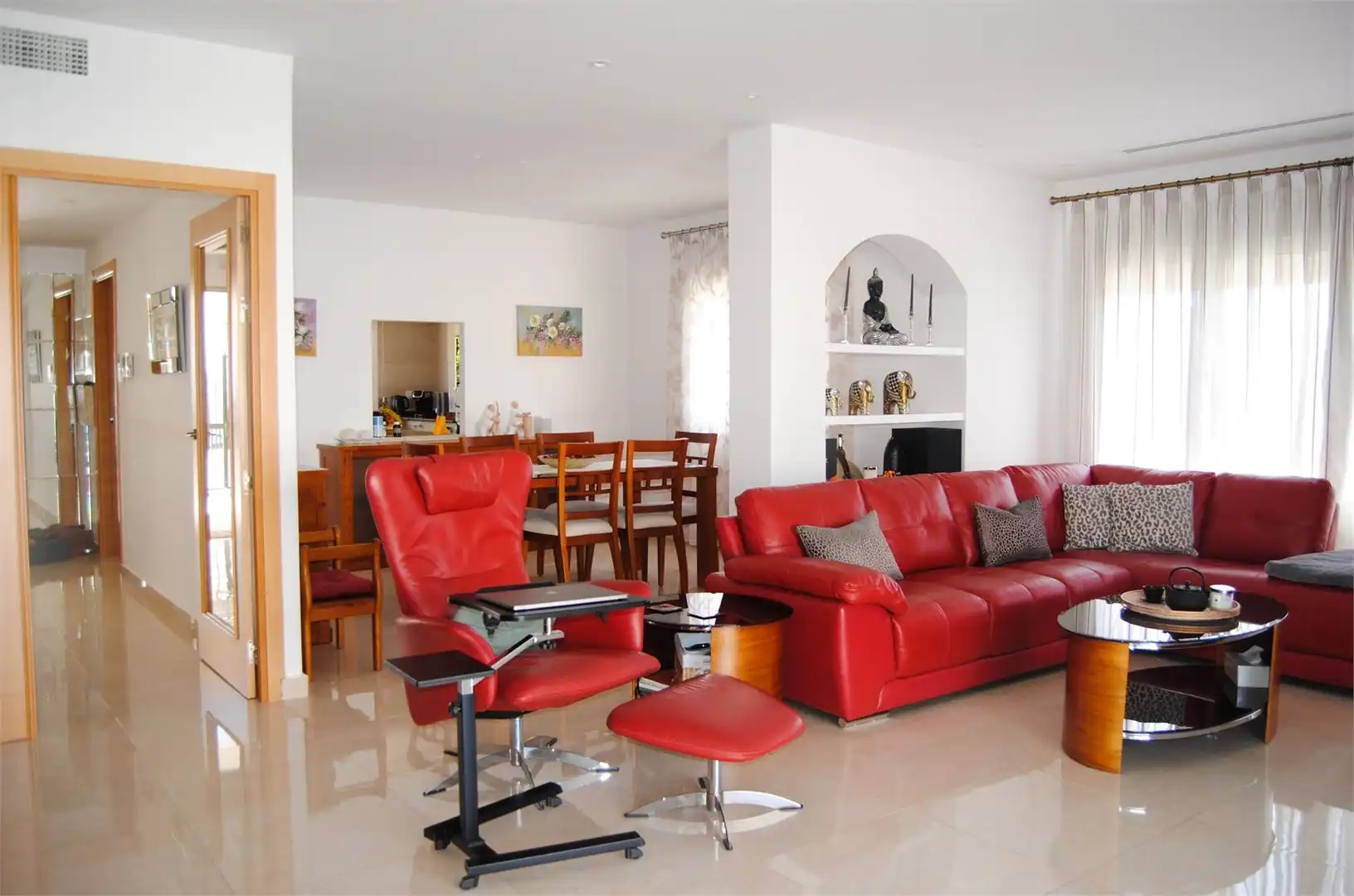 Sala de estar de Casa o chalet en venta en Vélez-Málaga con Aire acondicionado, Jardín privado y Terraza
