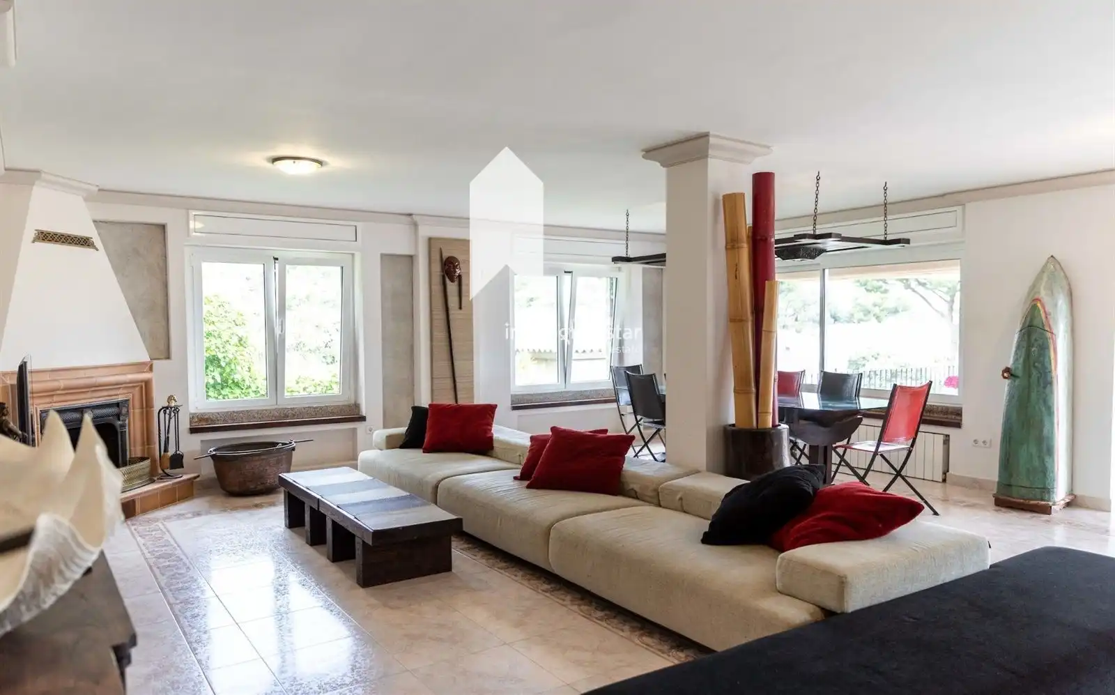 Living room of Houses for sale in Calonge i Sant Antoni  with Heating, Terrace and Swimming Pool
