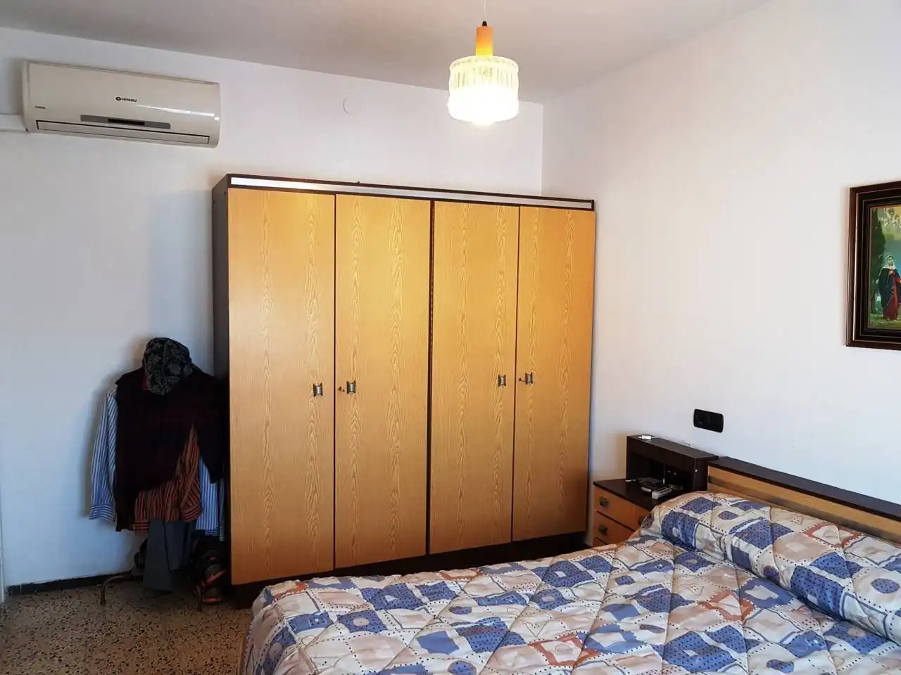 Dormitori de Pis de lloguer en Cubelles amb Aire condicionat, Calefacció i Terrassa