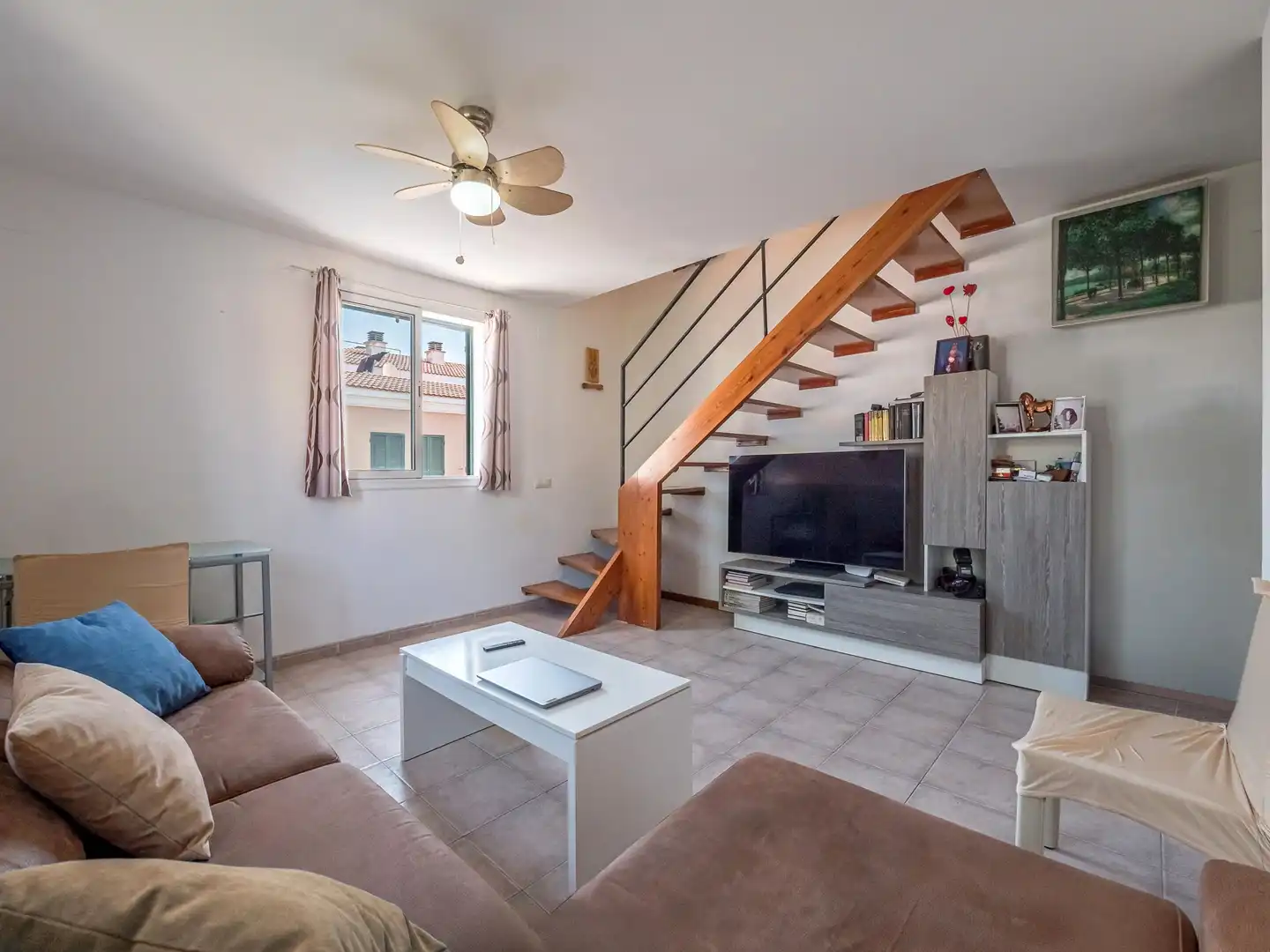 Sala de estar de Piso en venta en Es Castell