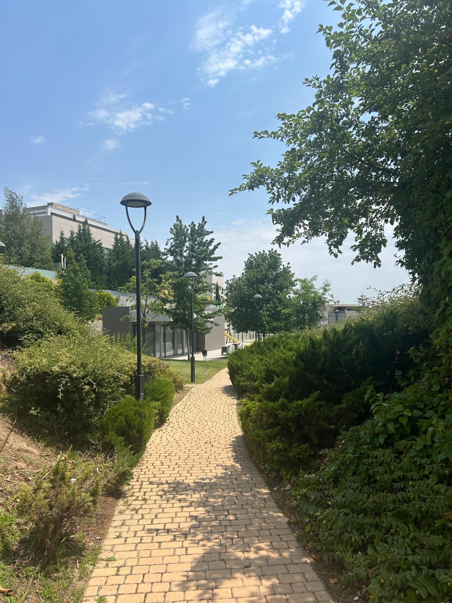 Vista exterior de Planta baixa de lloguer en  Madrid Capital amb Aire condicionat, Calefacció i Terrassa