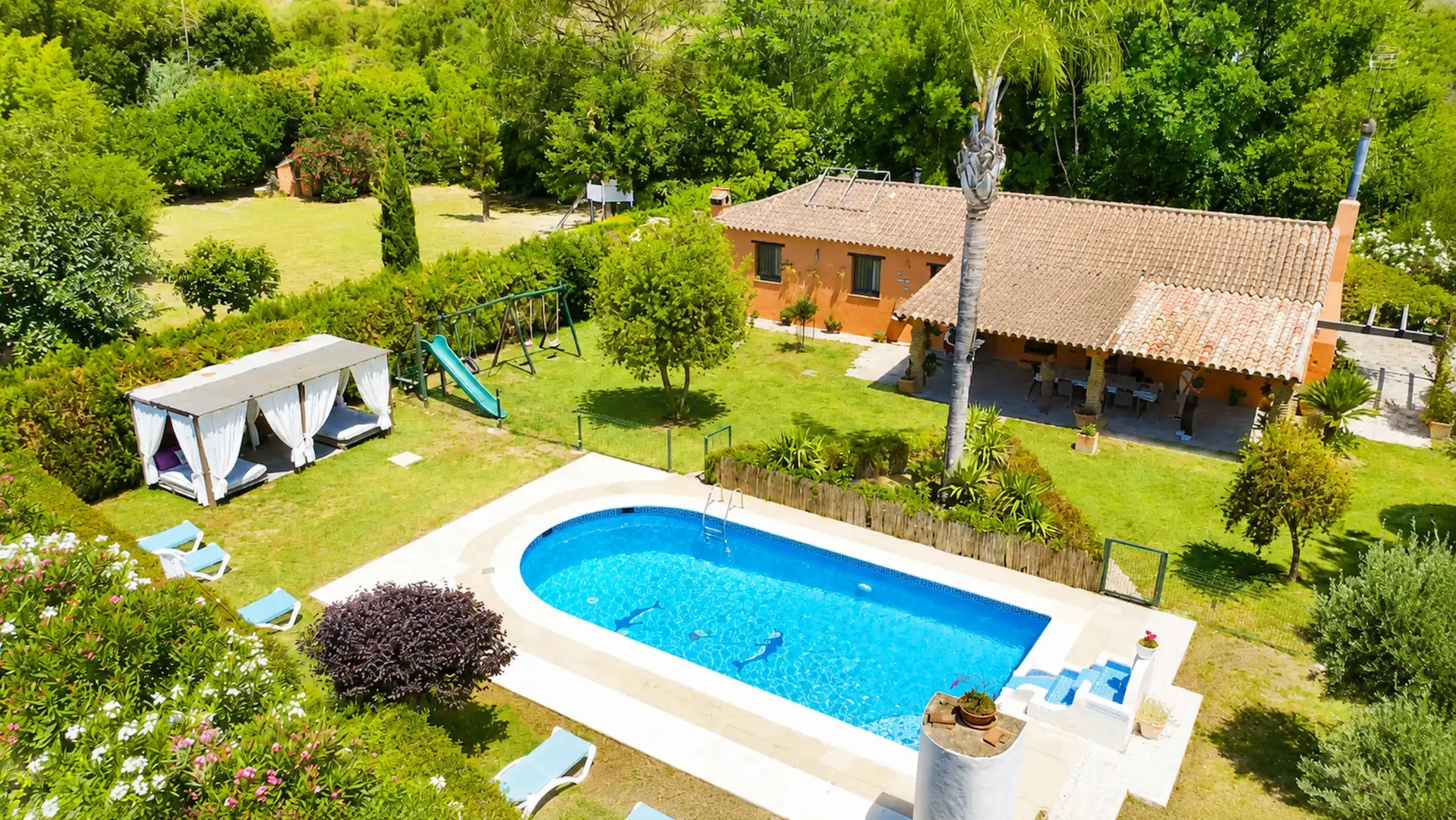Garten von Haus oder Chalet zum Verkauf in Jimena de la Frontera mit Klimaanlage und Terrasse