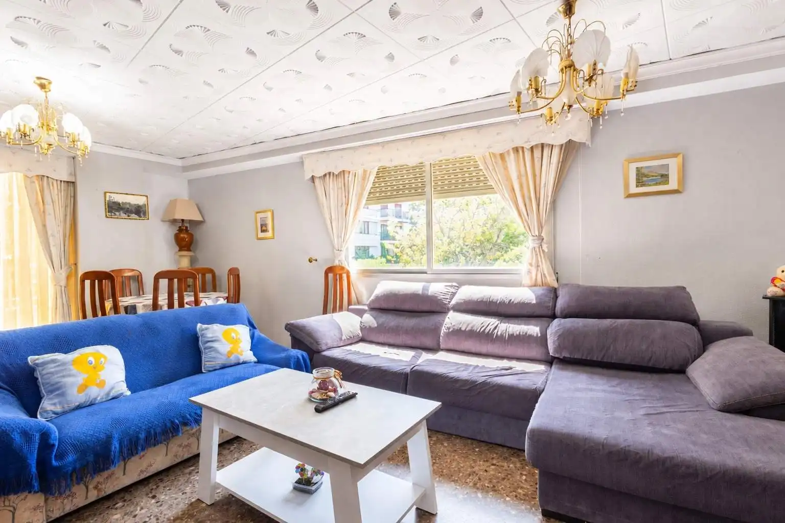 Wohnzimmer von Wohnung zum Verkauf in Gandia mit Balkon
