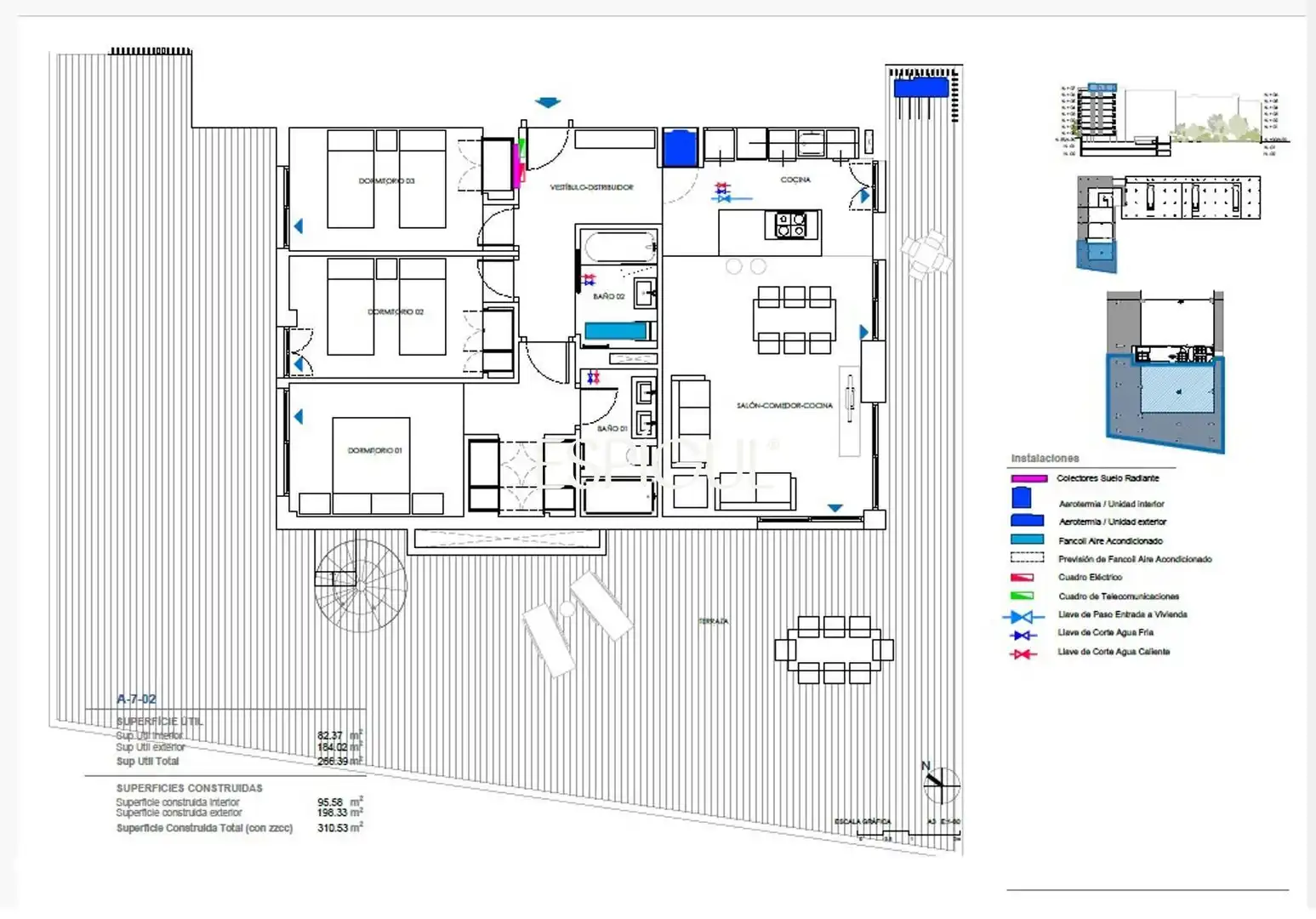 Attic for sale in Montgat  with Air Conditioner, Heating and Parquet flooring