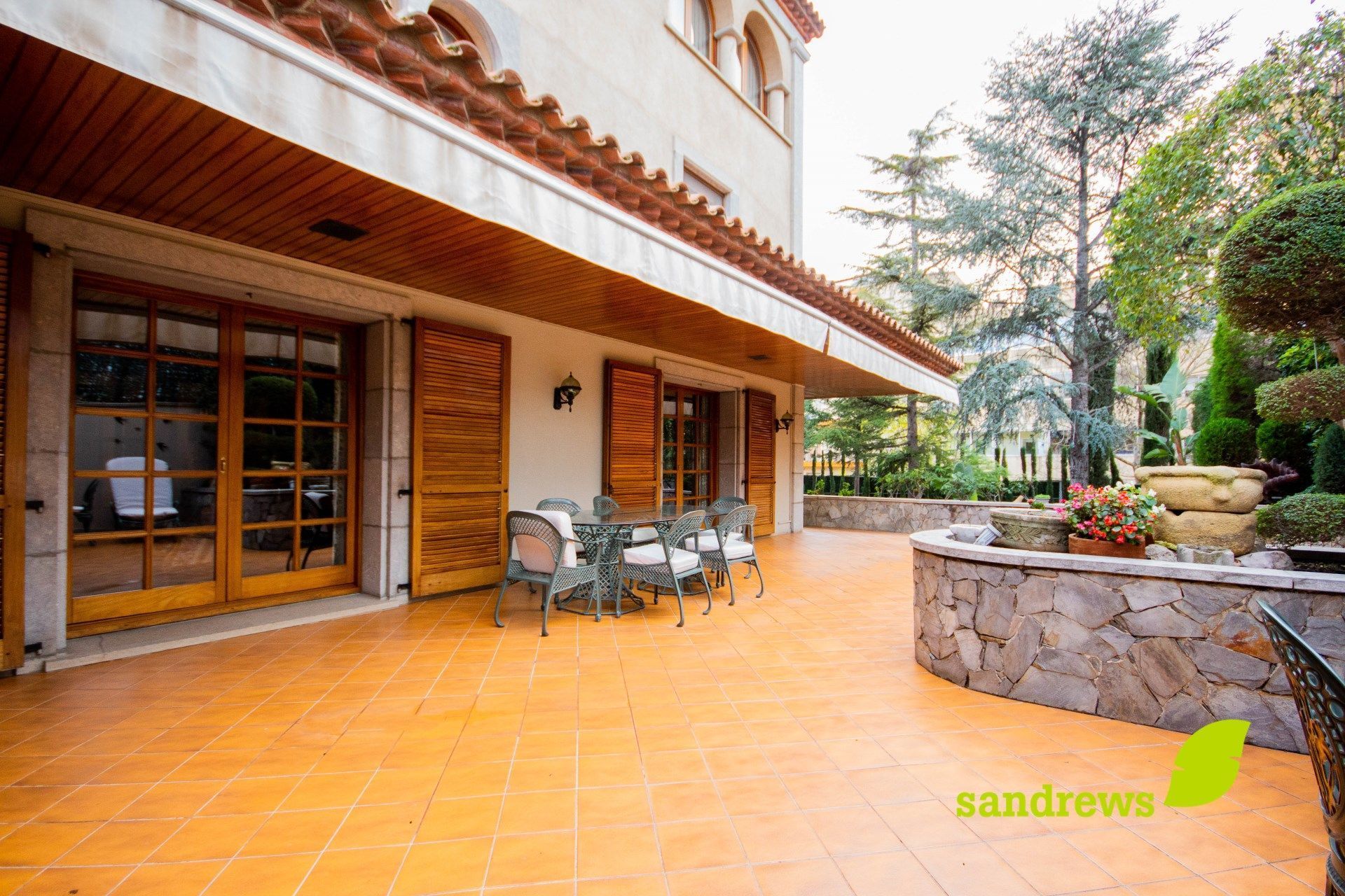 Terrace of Single-family semi-detached for sale in Figueres  with Air Conditioner, Heating and Private garden