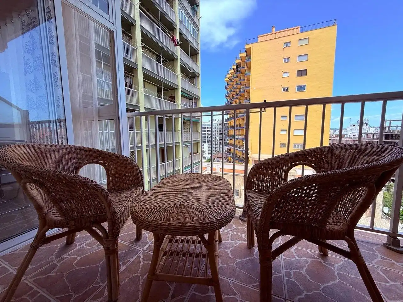 Terraza de Piso de alquiler en Oropesa del Mar / Orpesa con Balcón y Piscina comunitaria