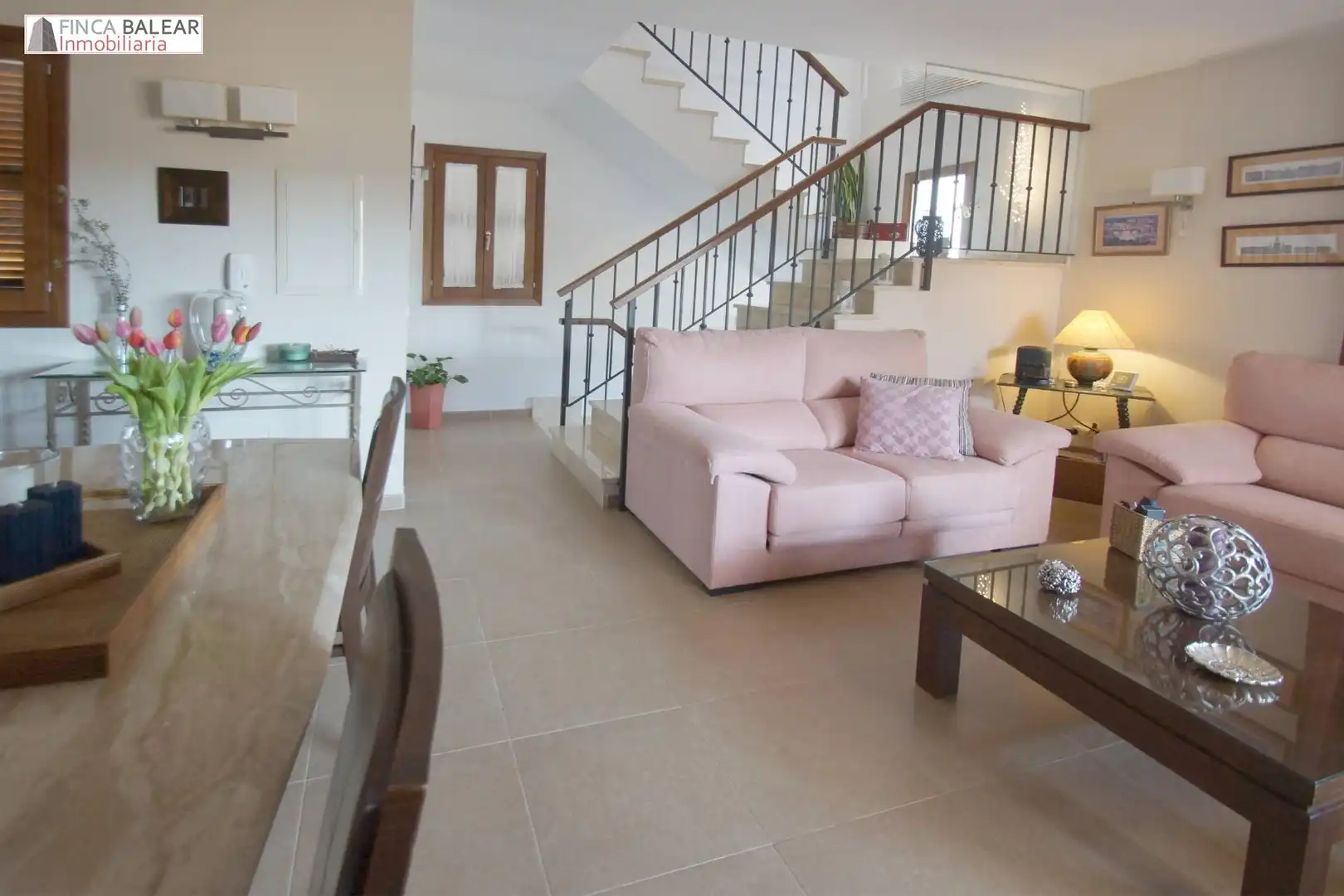 Sala de estar de Ático en venta en Santa María del Camí con Aire acondicionado, Calefacción y Terraza
