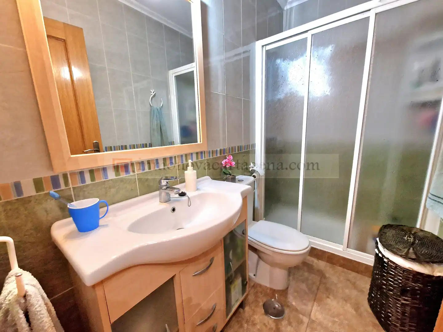 Baño de Casa adosada en venta en Cartagena con Aire acondicionado, Calefacción y Terraza