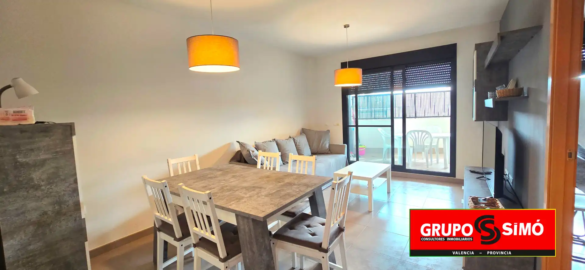 Comedor de Apartamento de alquiler en Almenara con Aire acondicionado, Calefacción y Terraza