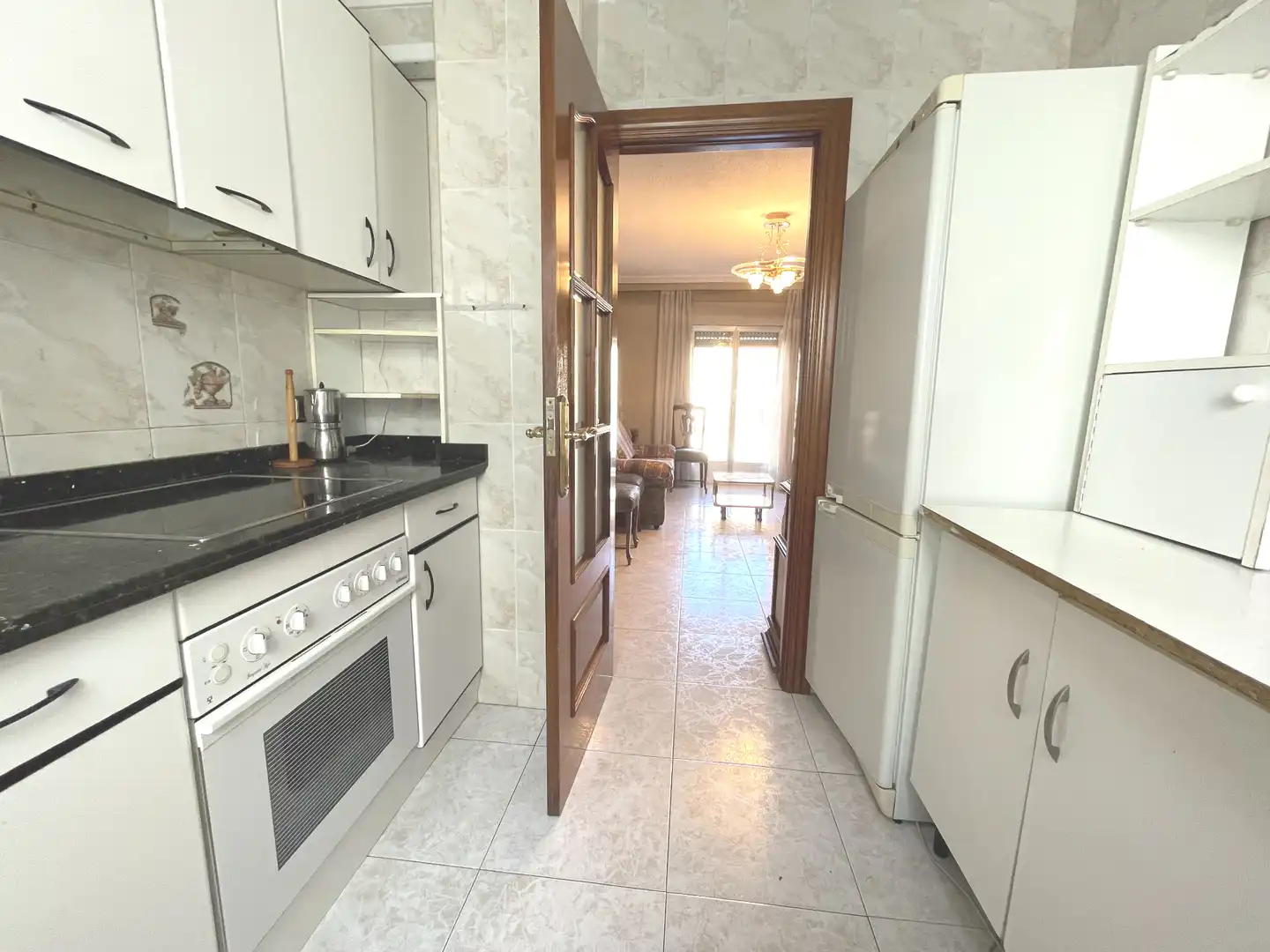 Küche von Wohnung zur Miete in Salamanca mit Heizung, Möbliert und Balkon
