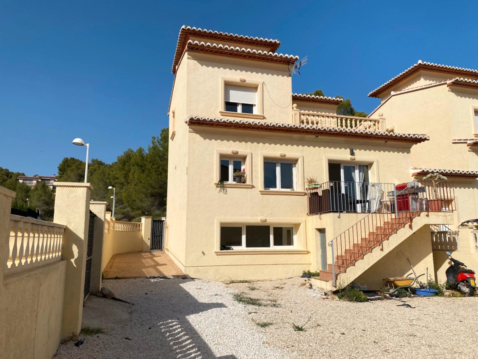 Vista exterior de Pis en venda en Calpe / Calp amb Aire condicionat, Calefacció i Terrassa