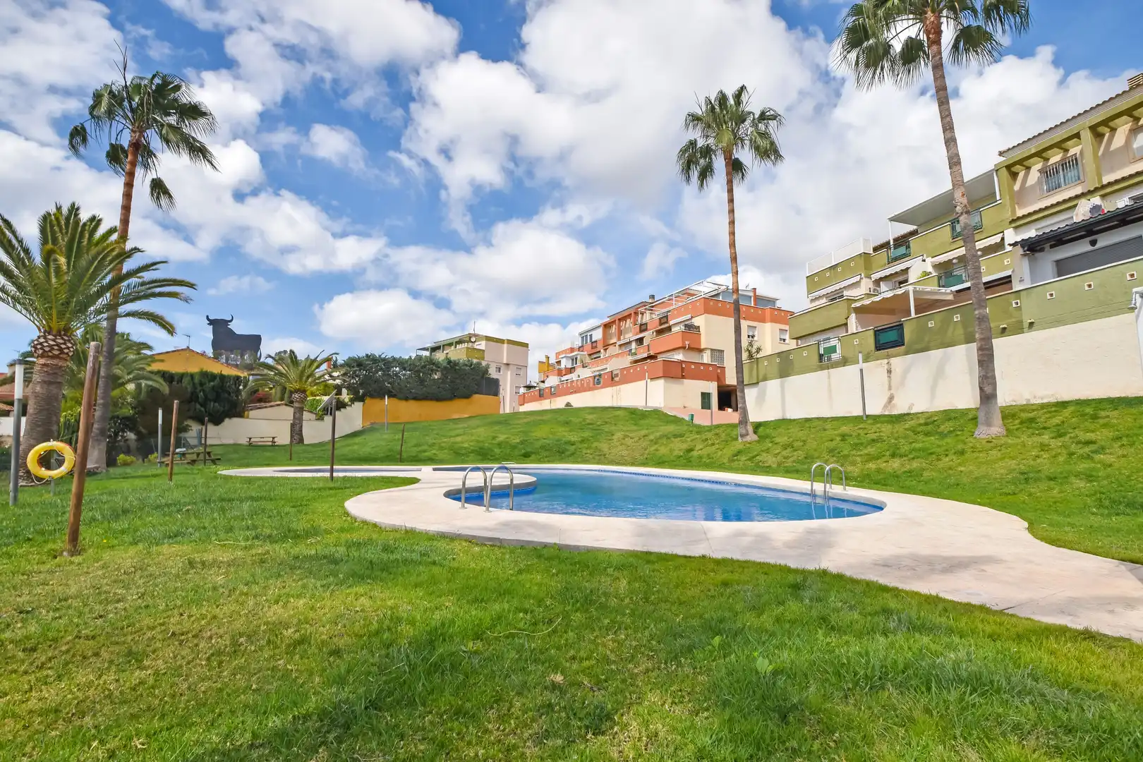 Swimming pool of Flat for sale in Finestrat  with Air Conditioner, Private garden and Terrace