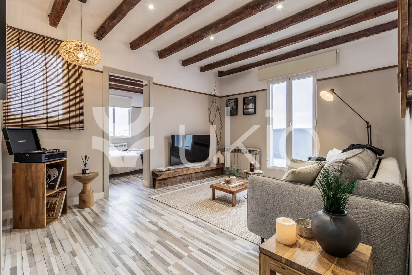 Living room of Apartments for rent in Madrid  with Air Conditioner, Heating and Terrace