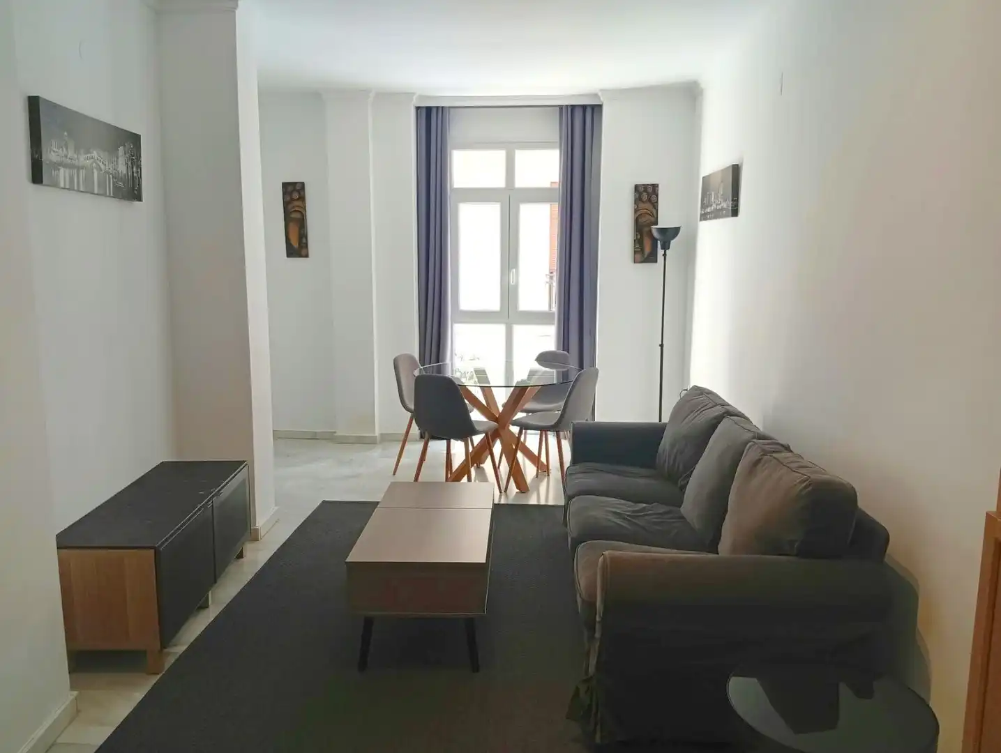 Living room of Flat for rent in Centro