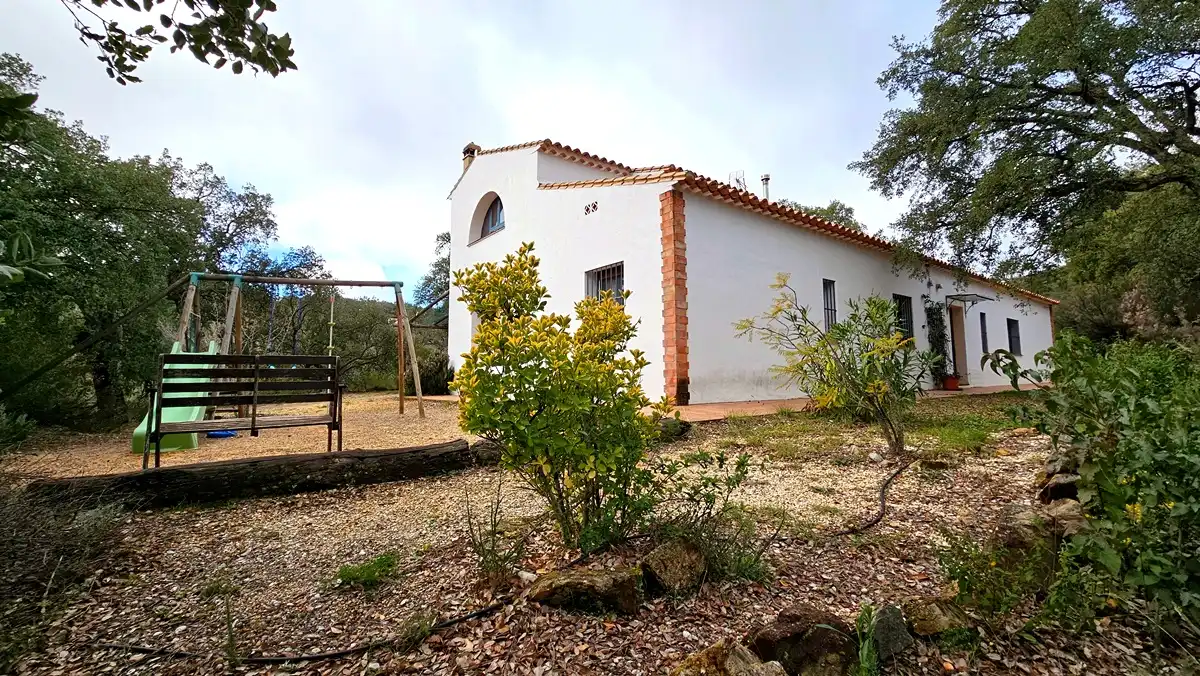 Vista exterior de Finca rústica en venta en Santa Ana la Real con Calefacción, Jardín privado y Terraza