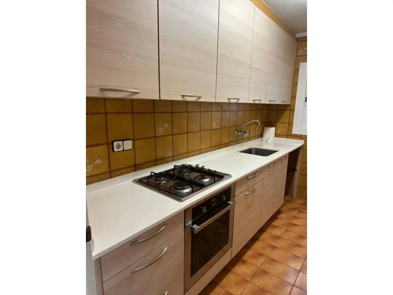 Cocina de Piso de alquiler en La Garriga con Aire acondicionado y Balcón