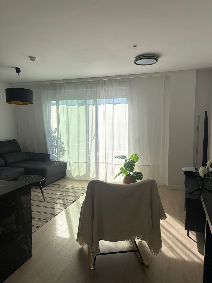 Sala de estar de Ático de alquiler en Rivas-Vaciamadrid con Aire acondicionado, Calefacción y Parquet