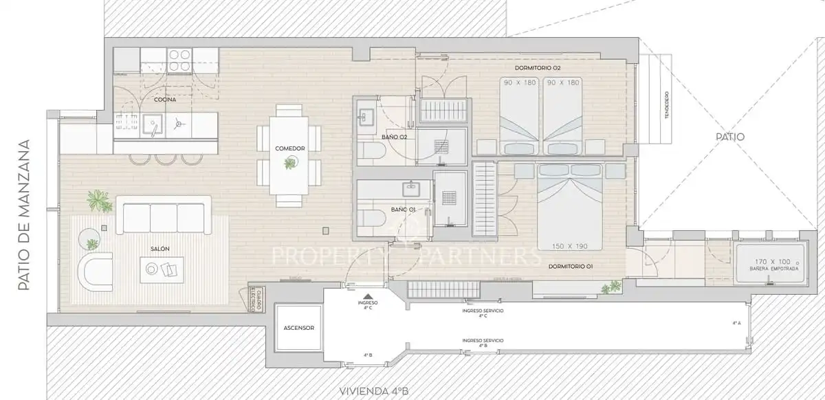 Appartement compact avec ascenseur à vendre à Calle del General Oráa, imagen 20