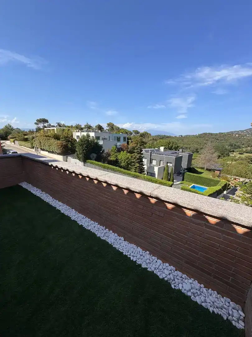 Terraza de Casa o chalet en venta en Vallromanes con Piscina y Balcón