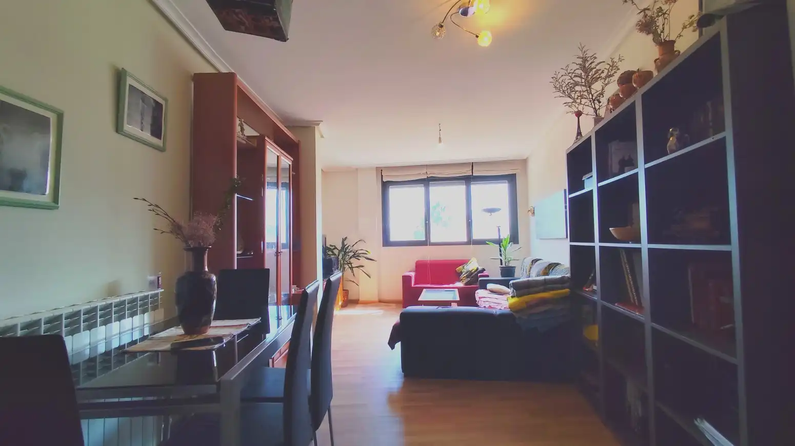 Sala de estar de Piso en venta en Villamediana de Iregua con Calefacción, Parquet y Terraza